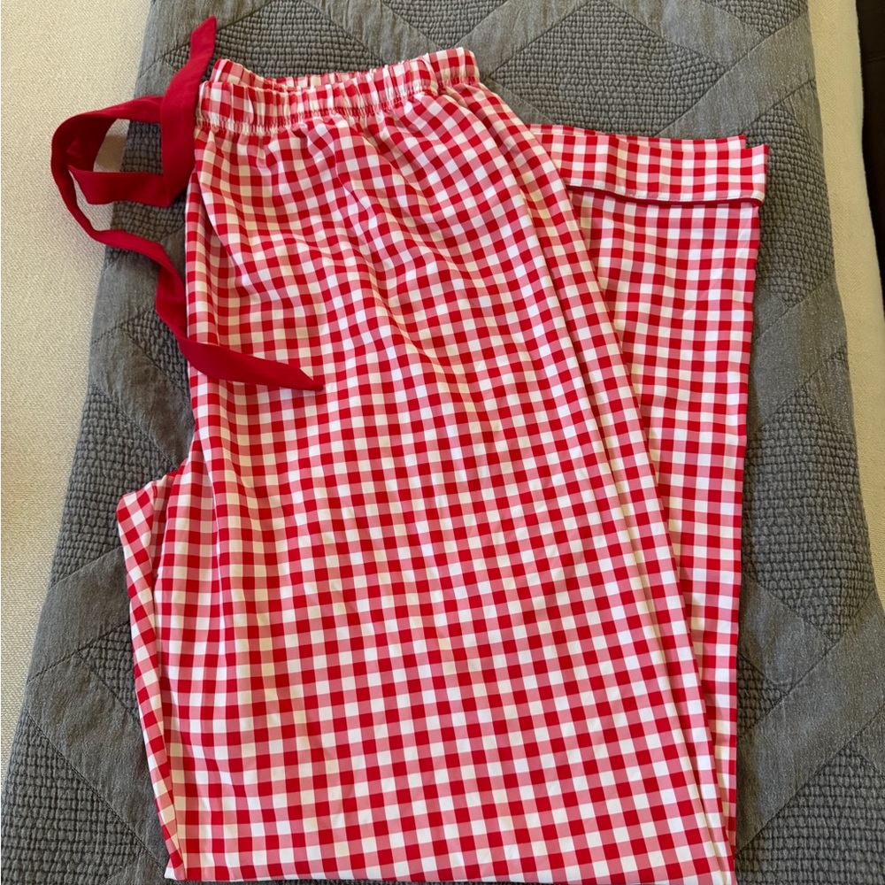 Cecil & Lou Red and White Gingham Pajama Pants . Brand new.